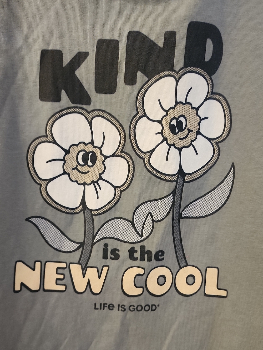 Life Is Good "Kind is the New Cool" Crusher Hoodie T-Shirt, Women's Medium - Picture 2 of 5
